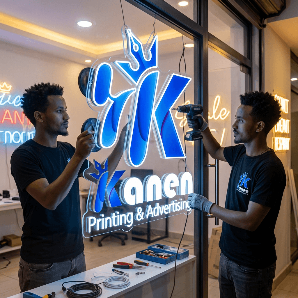 Kanen Sign Installation